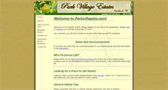 Desktop Screenshot of parkvillagetx.com